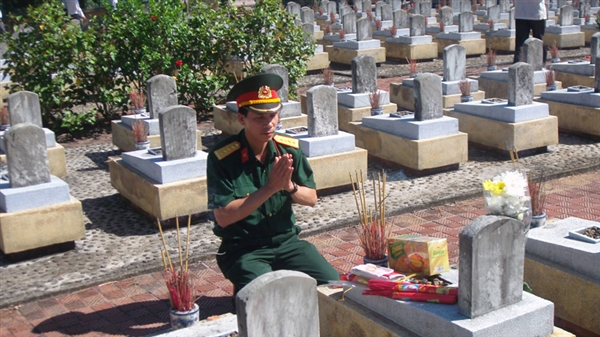 Martyrs commemorated in Truong Son Cemetery